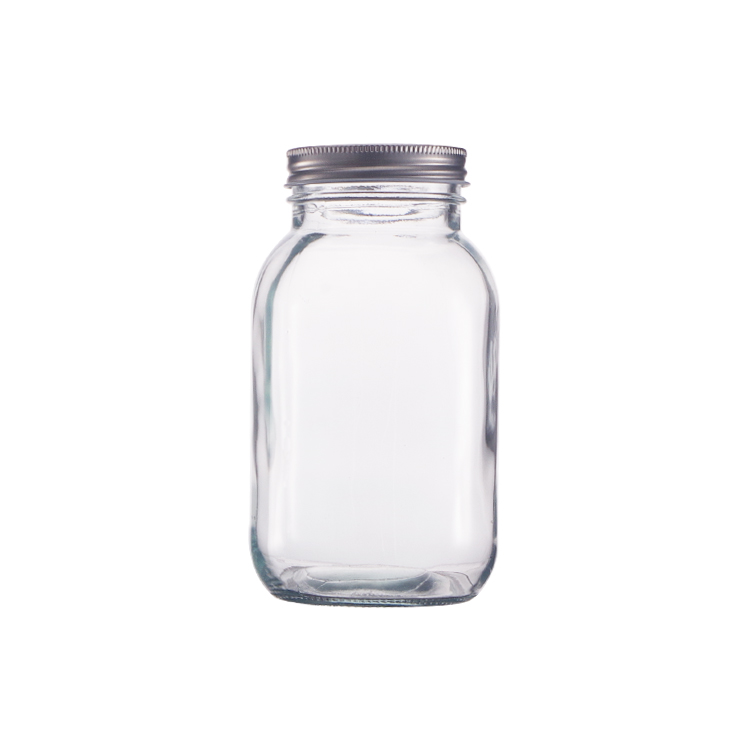 Wide Mouth 16oz Mason Jar Reusable Boba Tea Cup with lid and Straw