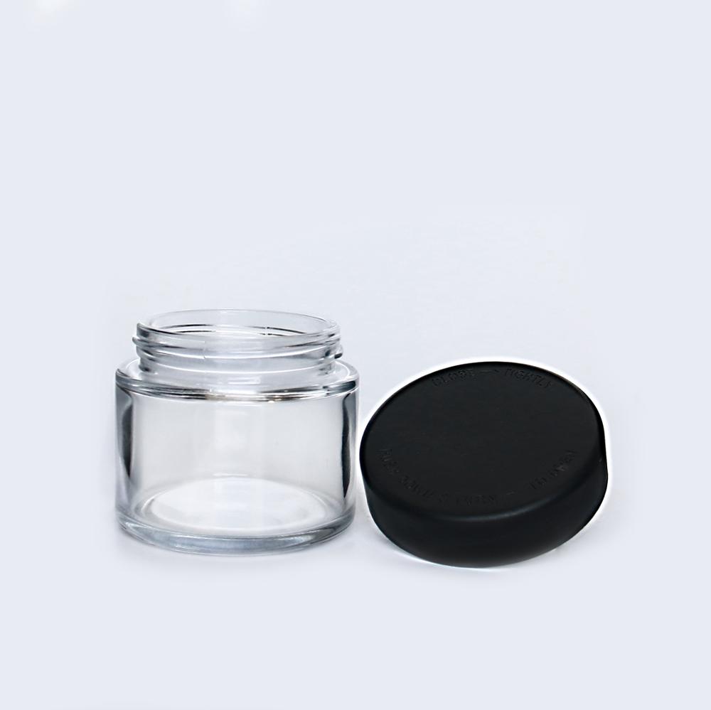 Wide Mouth 212ml Empty Glass Storage Jar for Tea Leaves With Lids Wholesale
