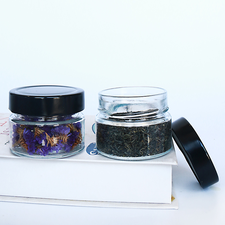 Wide Mouth Glass Jam Jar Clear Glass Jar for Fruit Jam