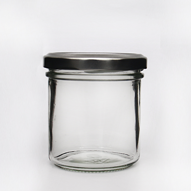 Wide Mouth Glass Jar For Fruit Jam 8oz Glass Food Jar