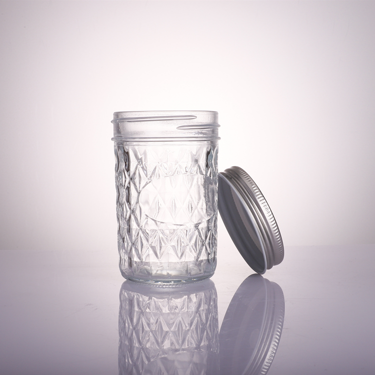 Wide Mouth Glass Manson Jars For Kitchen Storage