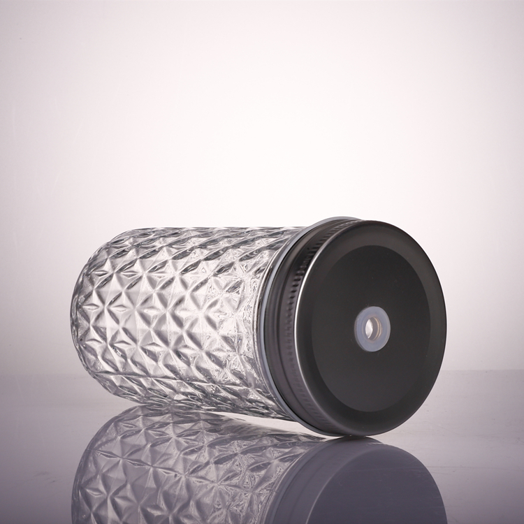 Wide Mouth Glass Manson Jars For Kitchen Storage