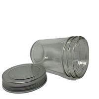 Wide Mouth Glass Mason Jar 100ml 250ml Glass Jelly Jam Jar With Metal Cap And Customized Label