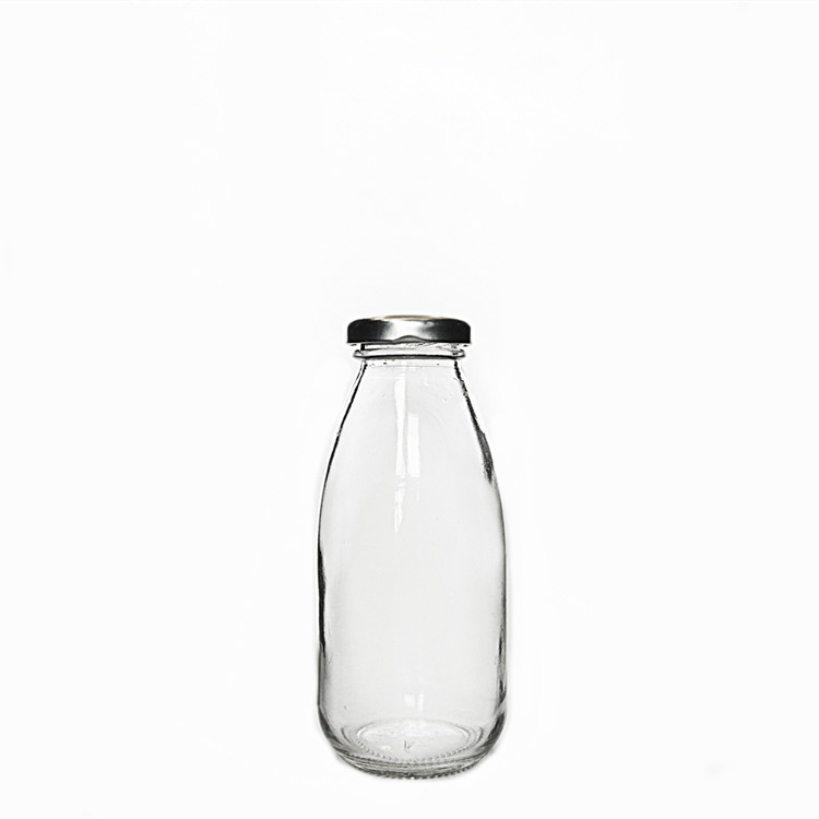 Wide Mouth Glass Milk Bottle 200ml 500ml