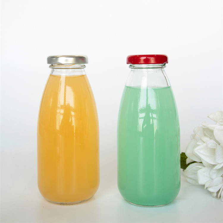 Wide Mouth Glass Milk Bottle 200ml 500ml