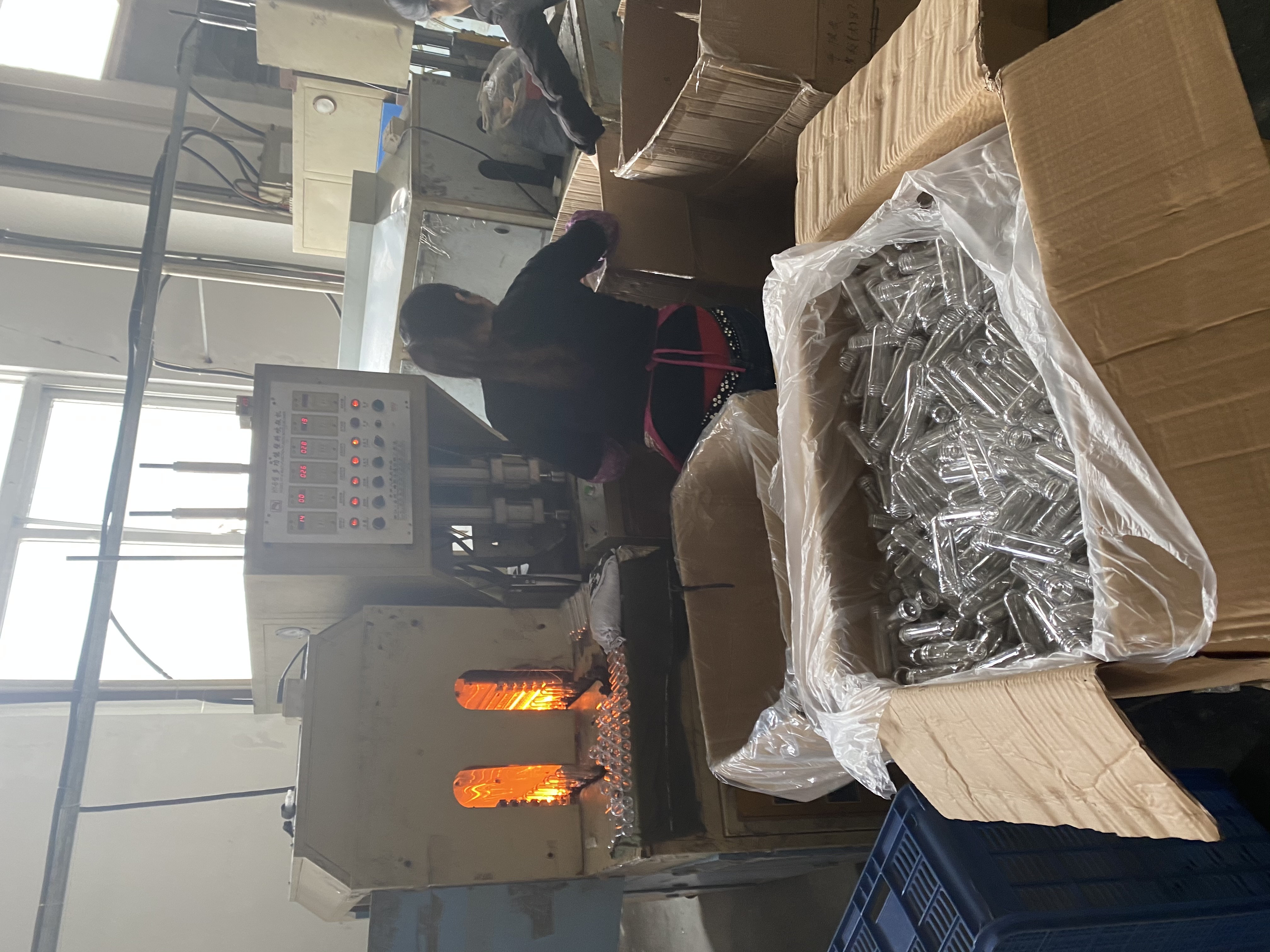 Wide Open Cylider Shape 50ml Clear PET Jar with aluminum lid for Face Cream Packaging Jar Use