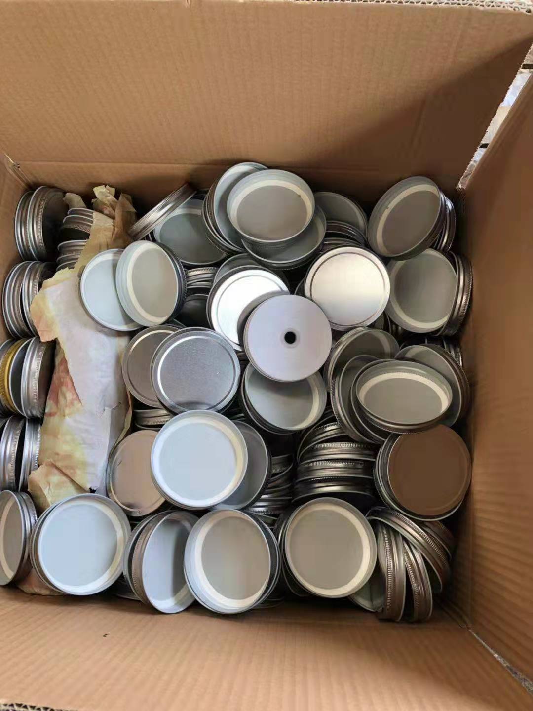 Wide mouth 22oz mason glass jar with plastic cap or tin lid milk boba tea glass cup smoothies jar with straw