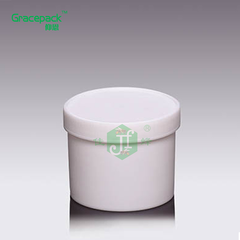 Wide mouth 270ml Round ice cream Jar with screw lid,plastic jar containers