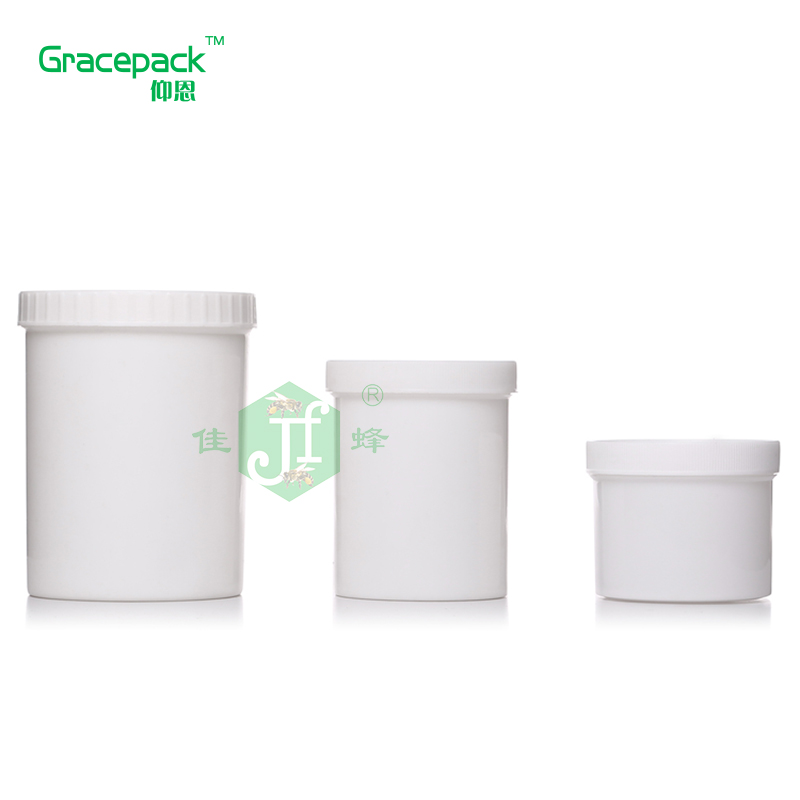 Wide mouth 270ml Round ice cream Jar with screw lid,plastic jar containers