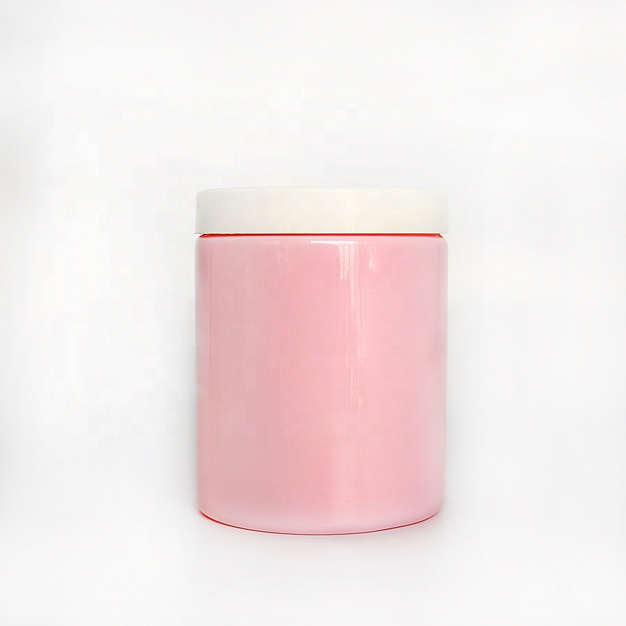 Wide mouth PET plastic jars for cosmetics 250ml 8oz body scrub container 4oz 120ml empty cosmetic cream jars