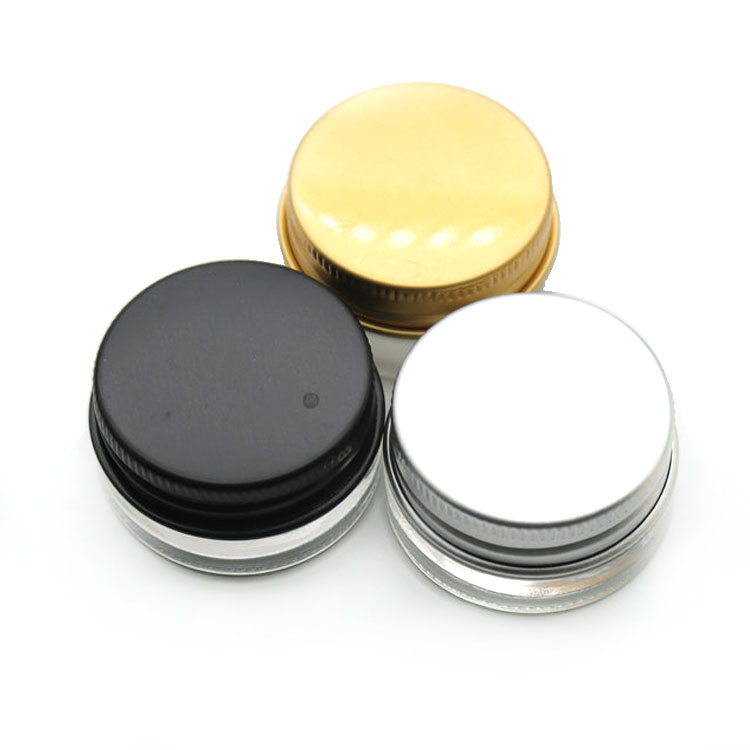Wide mouth and straight walls 7-Milliliter Glass Jars with Lids