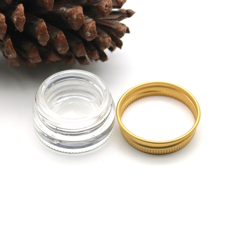 Wide mouth and straight walls 7-Milliliter Glass Jars with Lids