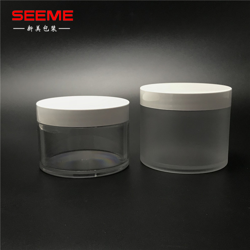 Wide mouth big capacity ps jar cosmetic jar 250ml