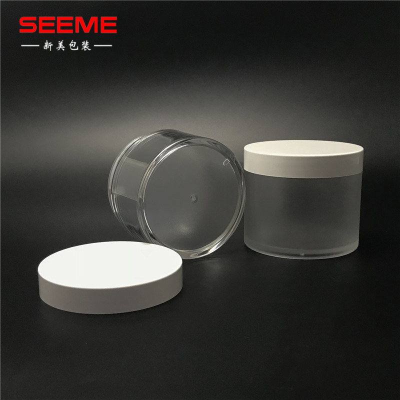 Wide mouth big capacity ps jar cosmetic jar 250ml
