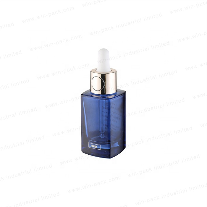 Win-pack new collection Custom design glass bottle with button dropper 30ml