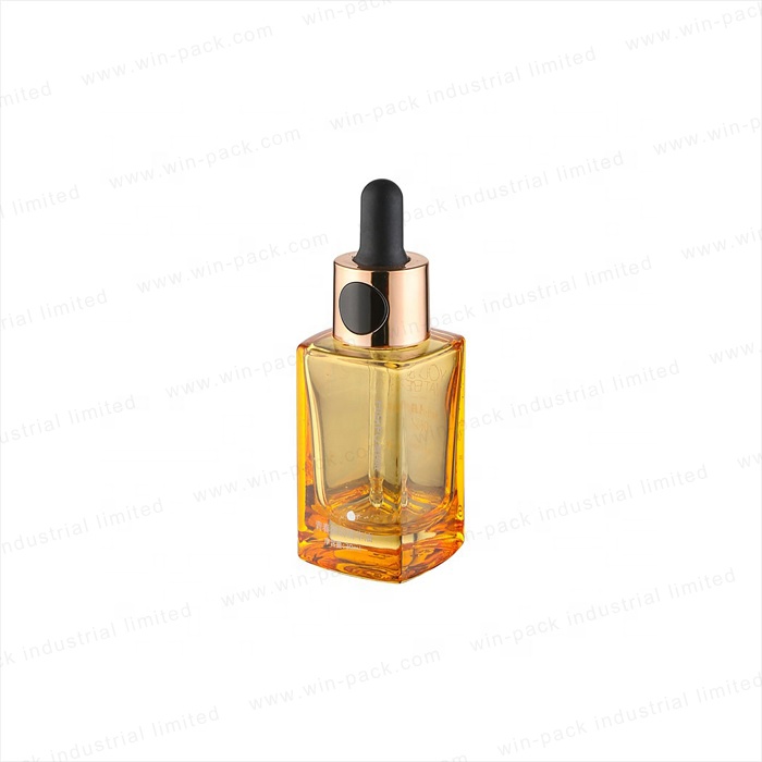 Win-pack new collection Custom design glass bottle with button dropper 30ml