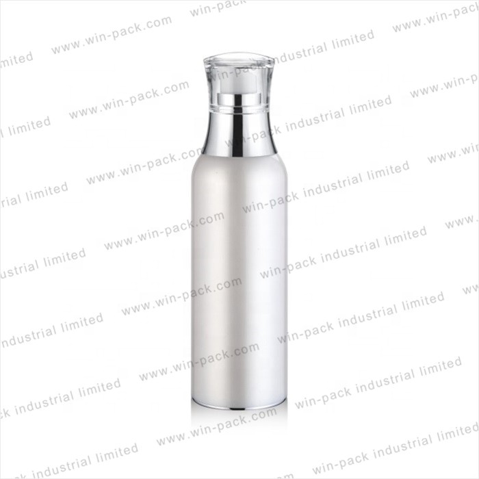 Winpack Best Sell Black Cosmetic Acrylic Wine Shape Bottle Display Lotion Packing