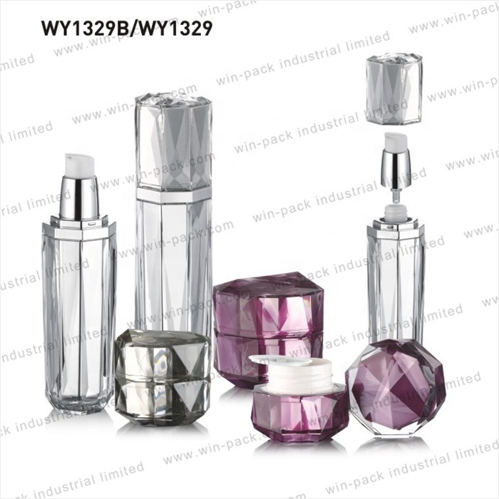 Winpack Best Selling Clear Lotion Acrylic Jar And Bottle 30ml 50ml 100ml