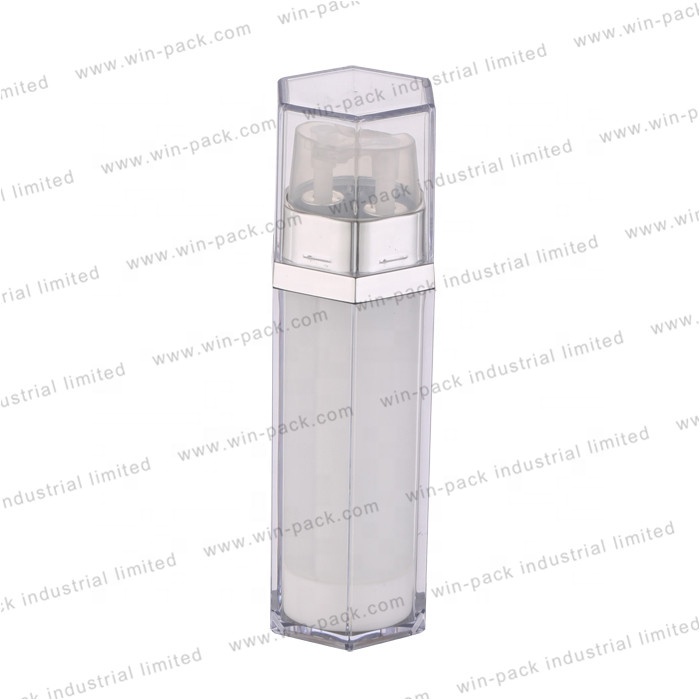 Winpack Best Selling Cosmetic Skin Care Dual Tube Chamber Bottle PUMP Sprayer Screen Printing Personal Care