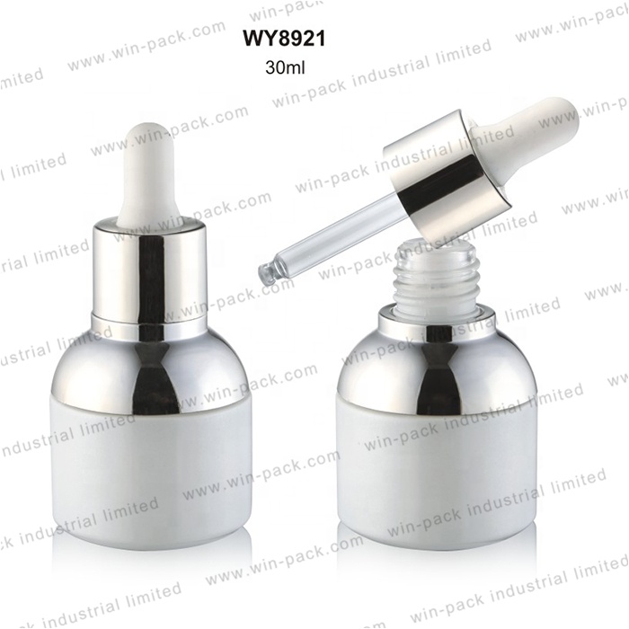 Winpack Best Selling Luxury Black Glass Dropper Bottles Wholesale Silk Screen