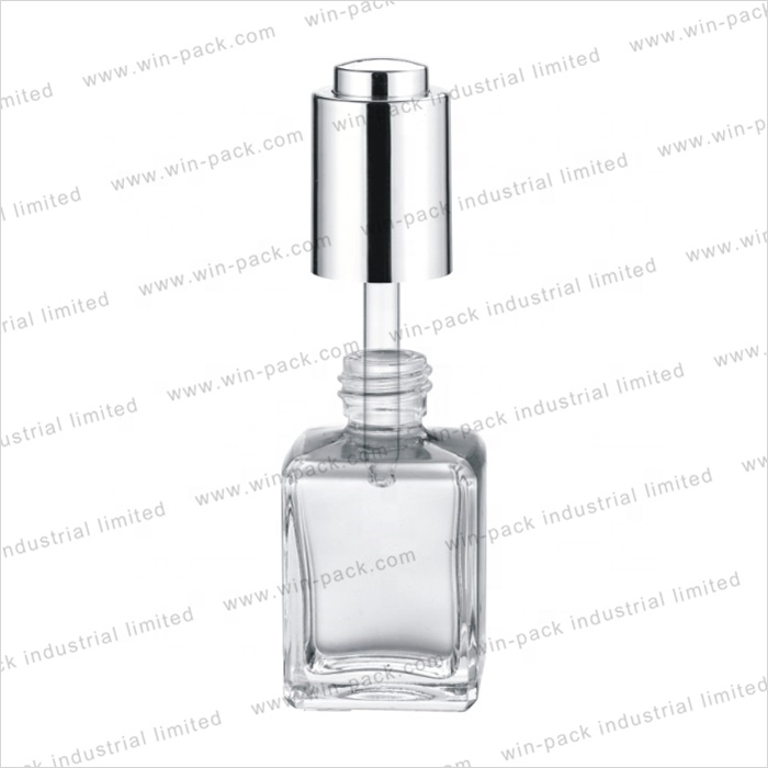 Winpack China Supplier Soft Touch Cosmetic Bottle Pink Glass Metal Cap Ribbed Dropper