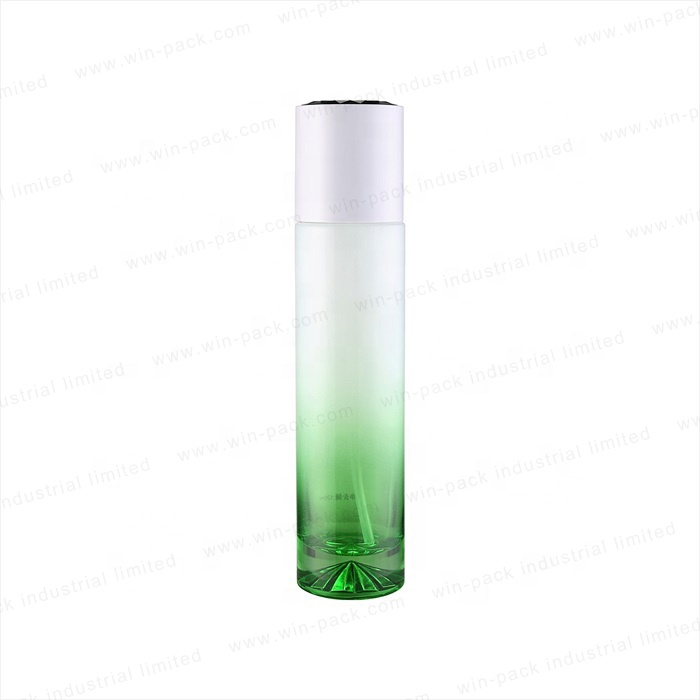 Winpack Cosmetic Custom Color Spray Green Lotion Glass Bottle with Pump