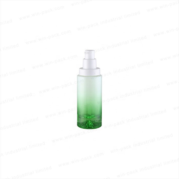 Winpack Cosmetic Custom Color Spray Green Lotion Glass Bottle with Pump