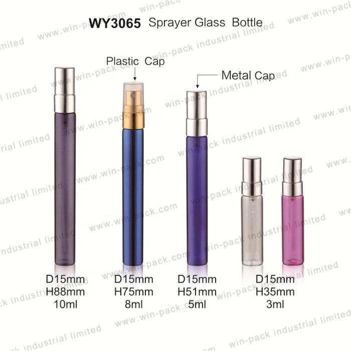 Winpack Factory Sale Skin Care Products Glass Colorful Bottle For Perfume