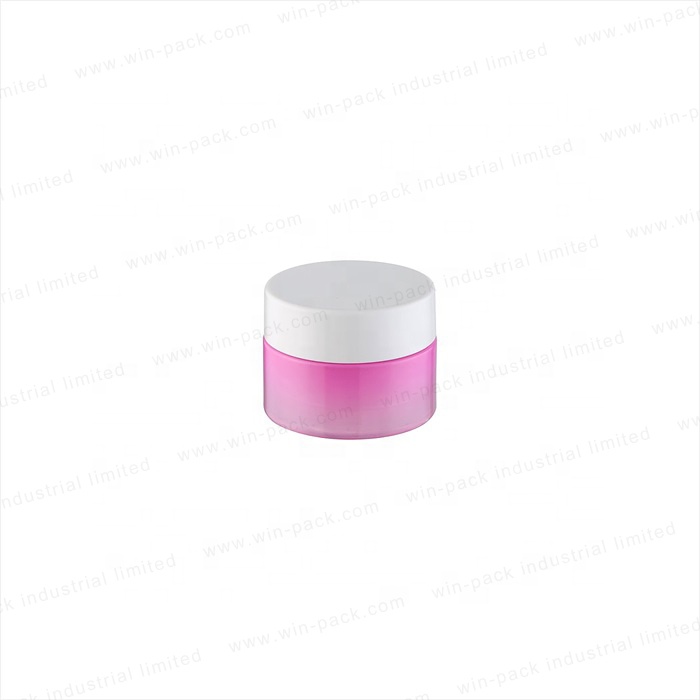 Winpack Hot Sell Cosmetic Glass Gradient Red Cream Jar For Skincare