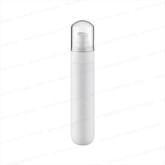 Winpack Hot Sell Empty Shiny Gold Skincare Airless UV Coating Bottle And Pump