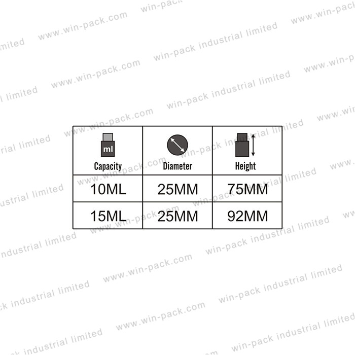 Winpack Hot Sell Mini Skin Care Airless Bottle Cosmetic Lotion Packing