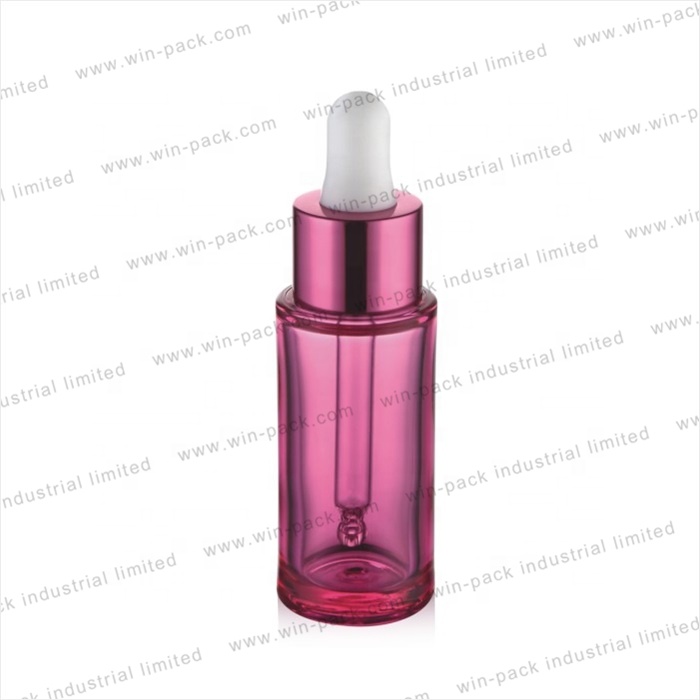 Winpack Hot Sell Transparent Aluminum Dropper Acrylic Bottle Cosmetic Package