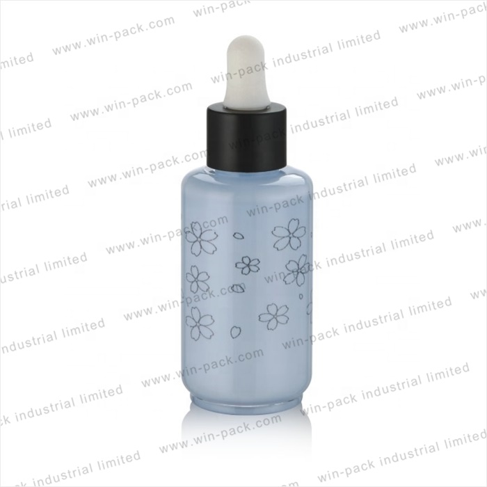 Winpack Hot Sell Transparent Aluminum Dropper Acrylic Bottle Cosmetic Package
