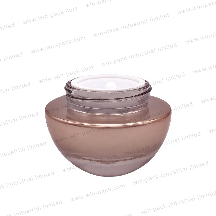 Winpack Luxury 20g 50g Glass Cream Jar for Cosmetic Skincare Package