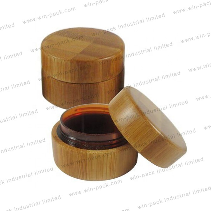 Winpack Manufacturer Sell Cream PP Inner Acrylic Bamboo Outer Jar 5g
