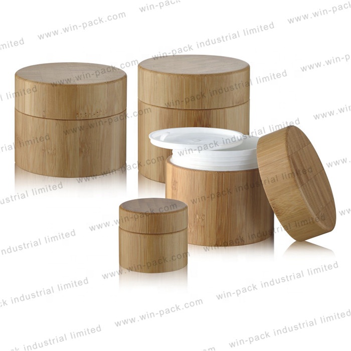 Winpack Manufacturer Sell Cream PP Inner Acrylic Bamboo Outer Jar 5g