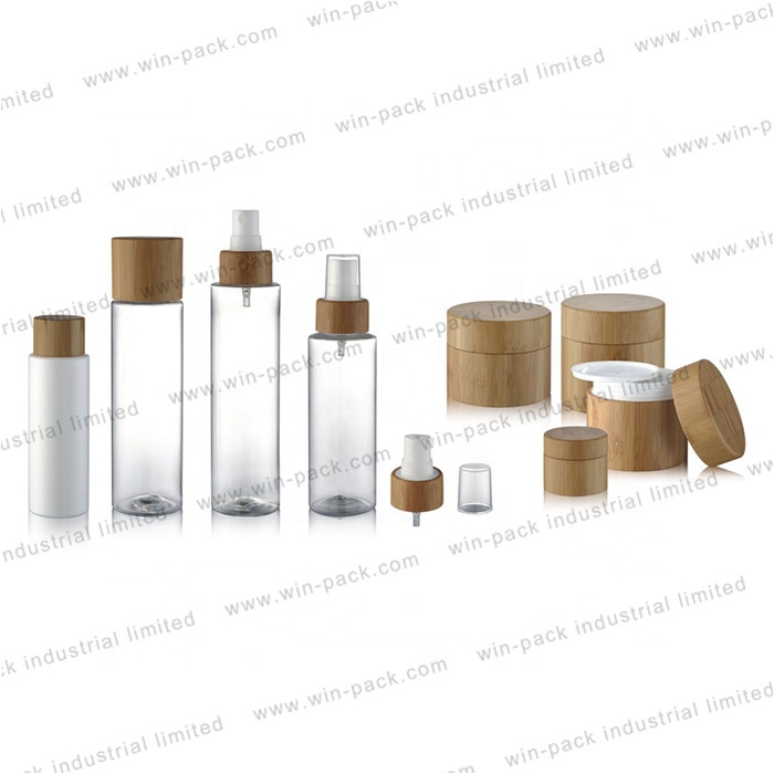 Winpack Manufacturer Sell Cream PP Inner Acrylic Bamboo Outer Jar 5g