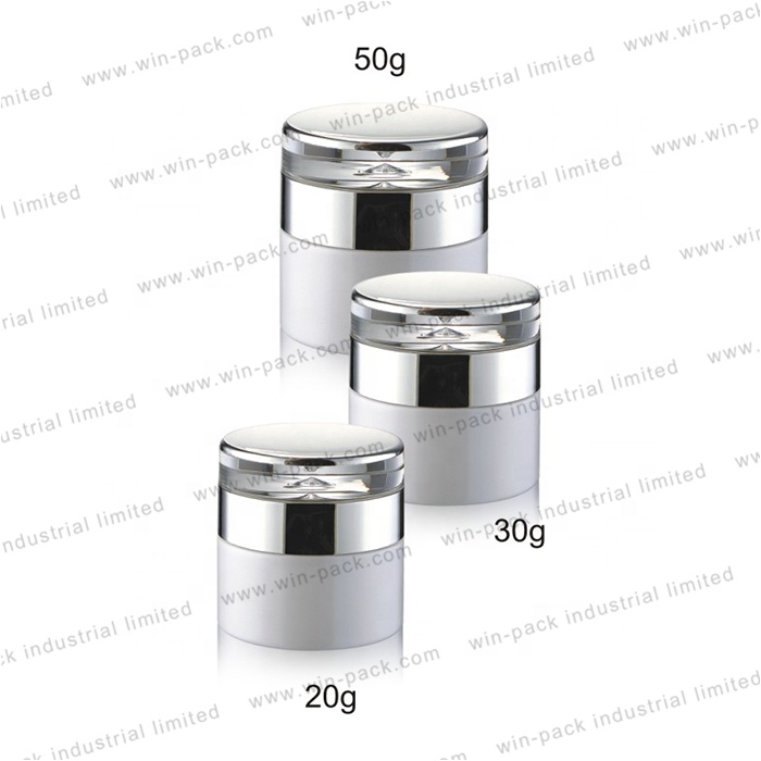 Winpack Manufacturer Sell Glass Cream Jar Skin Care 20g 30g 50g Packaging