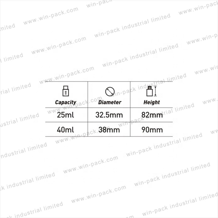Winpack Manufacturer Sell Serum Dropper Bottle Plastic 25ml For Skin Care