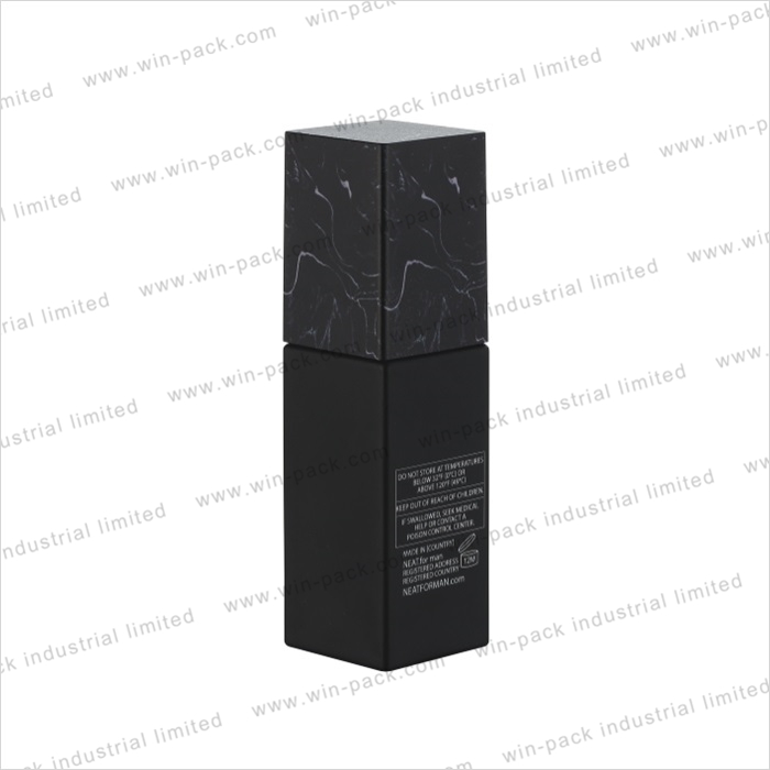 Winpack New Cosmetic Product 3D Printing on Cap Mold Frosted Glass Bottle 30ml Container Essential Oil Screen Printing