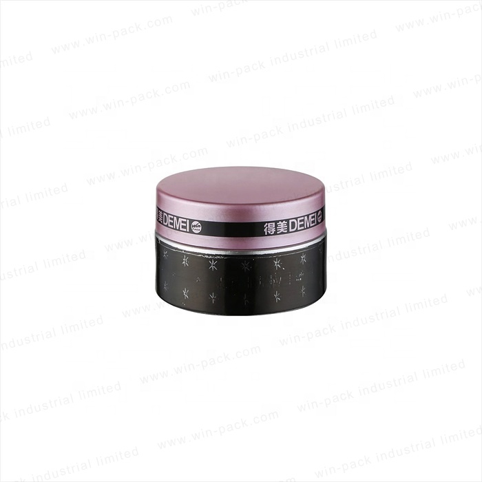 Winpack New Design Cosmetic Snap On Glass Double Chamber Cream Jar For Skincare