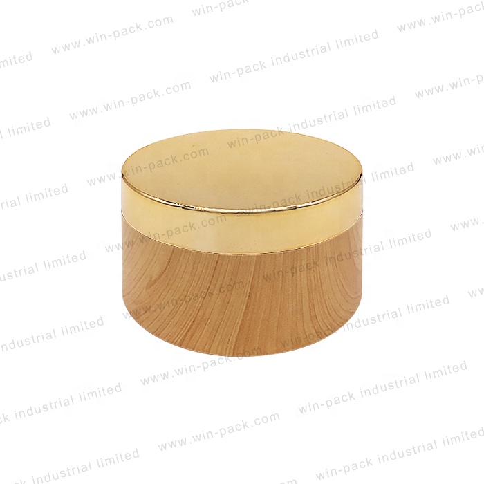 Winpack Special Design Water Transfer Plastic Cream Jar with UV Coating Cap