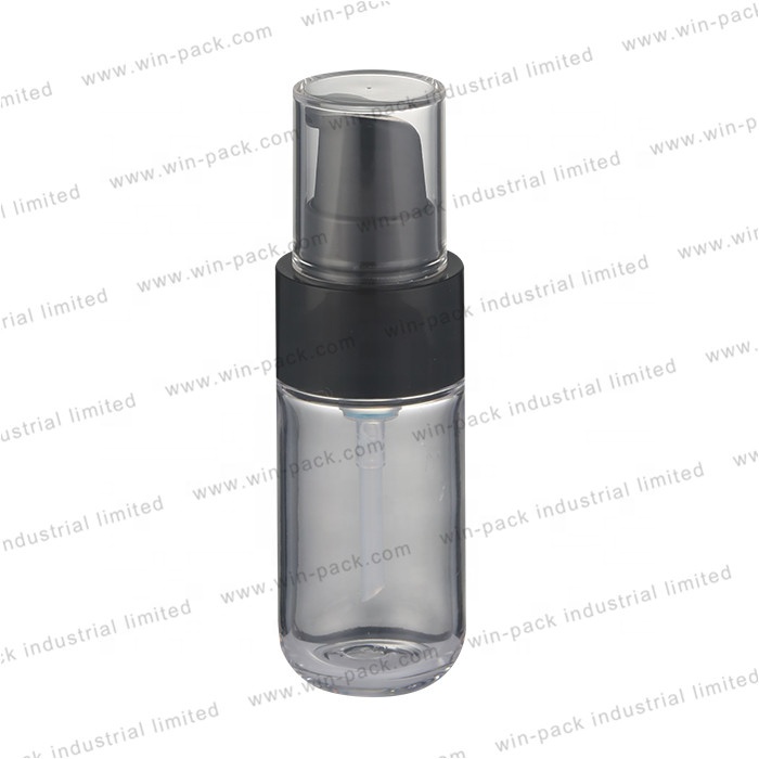 Winpack Transparent Empty Lotion Bottle Clear Caps Plastic Packing