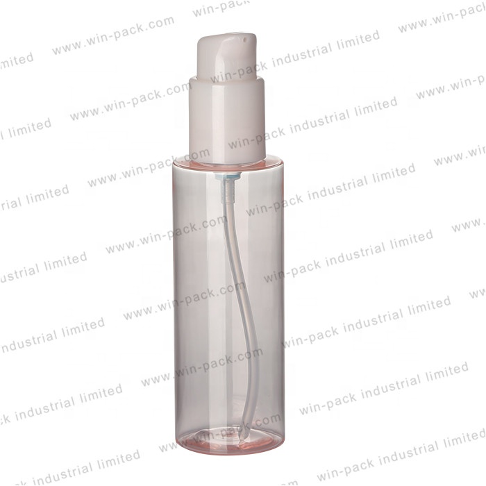 Winpack Transparent Empty Lotion Bottle Clear Caps Plastic Packing