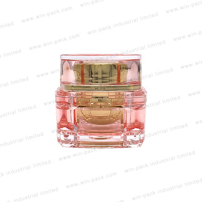 Winpack new design cosmetic clear acrylic cream jar in factory price high quality