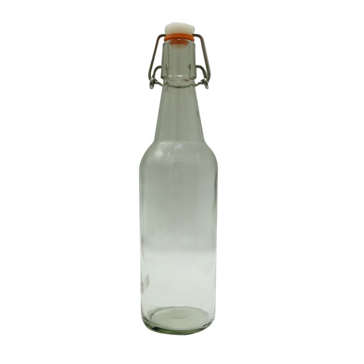 Wire Hood Swing cap,wire bottle cap,Amber Beer 500ml Glass Bottle