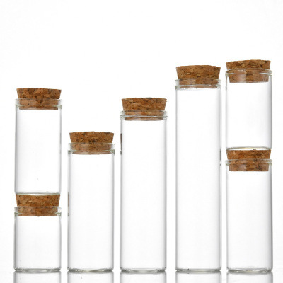 Wishing bottle drifting bottle wedding party Small Mini Glass Bottles Jars with Cork Stoppers