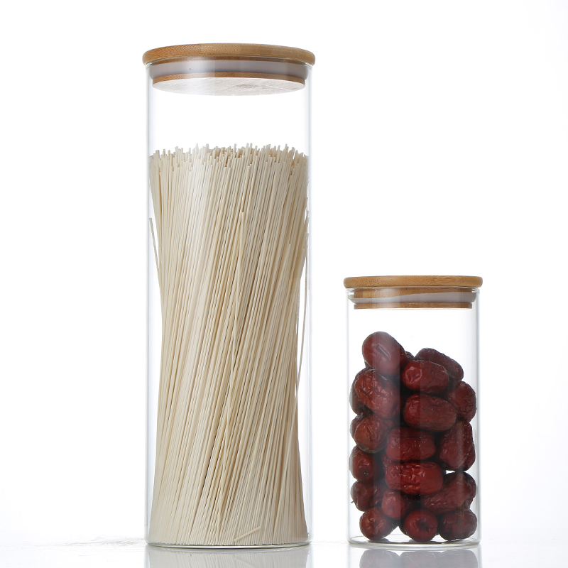 With Lowest Price Storage Glass Jars For Creative Kitchens Airtight Glass Storage Jars Wood Lids