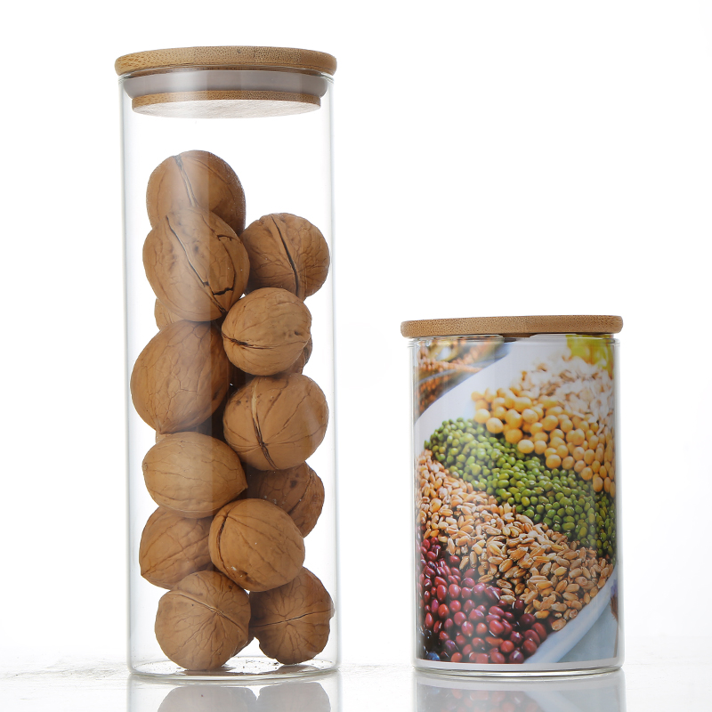 With Lowest Price Storage Glass Jars For Creative Kitchens Airtight Glass Storage Jars Wood Lids