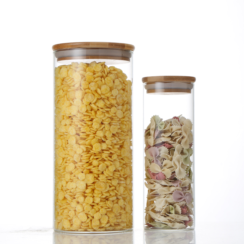 With Lowest Price Storage Glass Jars For Creative Kitchens Airtight Glass Storage Jars Wood Lids